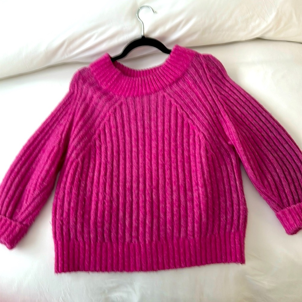 3.1 Philip Lim fuschia sweater; like new